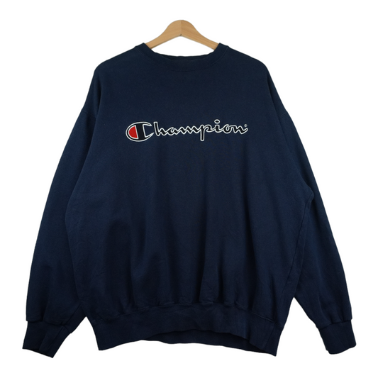 00s Champion Sweatshirt Navy  L