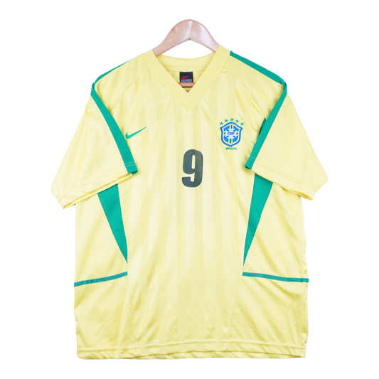 00s Nike Ronaldo Brasil Jersey Yellow L