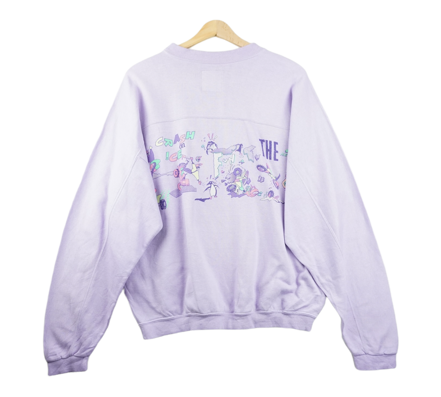 90s Waves Conquest Sweatshirt Purple  L