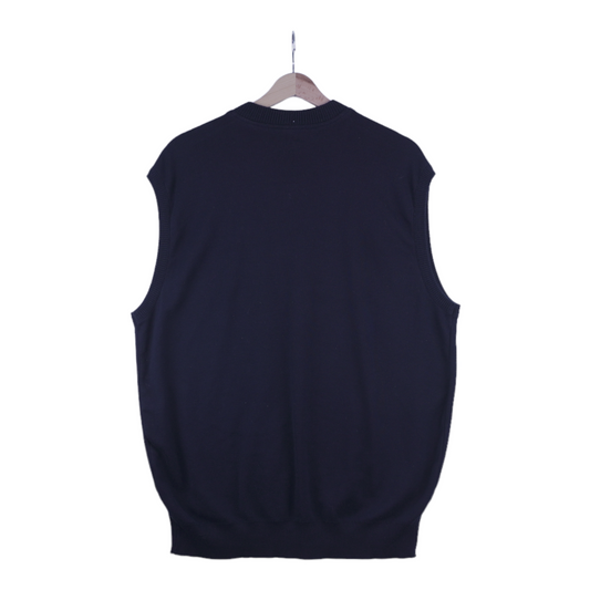 90s Carlo Colucci Vest Blue Grey L