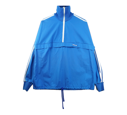 70s Adidas Windbreaker Blue  M/L