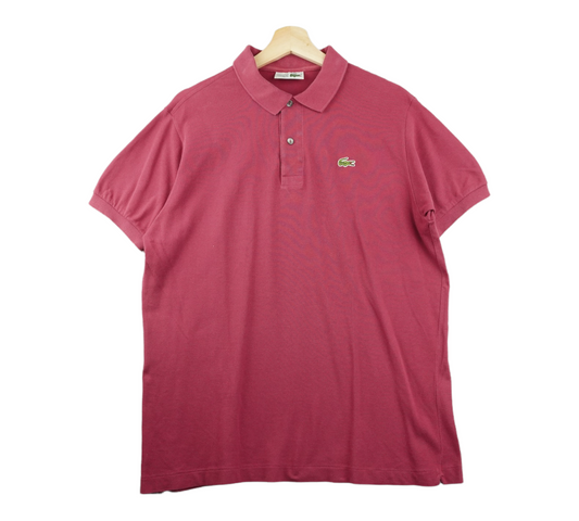 90s Lacoste Poloshirt Red M