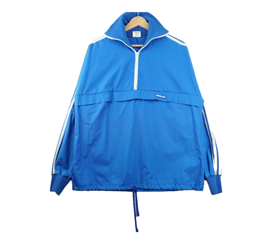 70s Adidas Windbreaker Blue  M/L