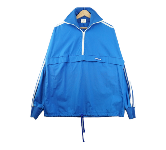 70s Adidas Windbreaker Blue M/L