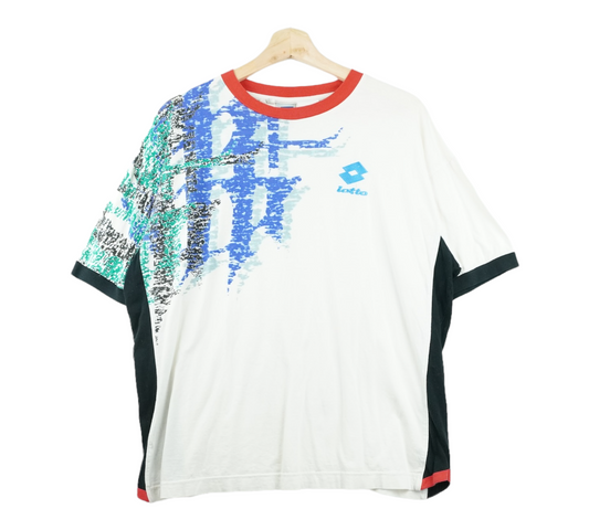 90s Lotto T-Shirt White  M/L