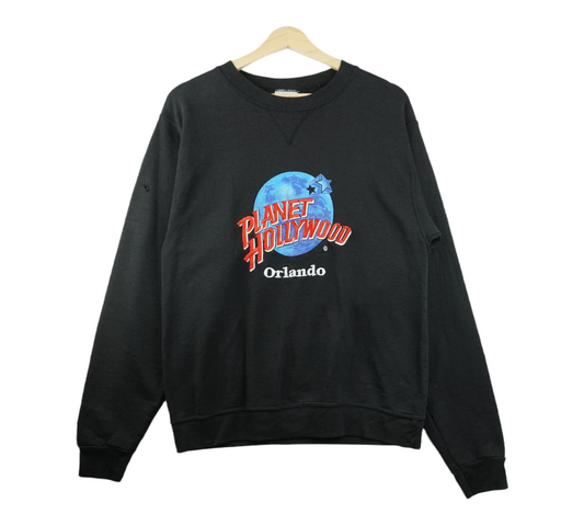 90s Planet Hollywood Orlando Sweatshirt Black  M