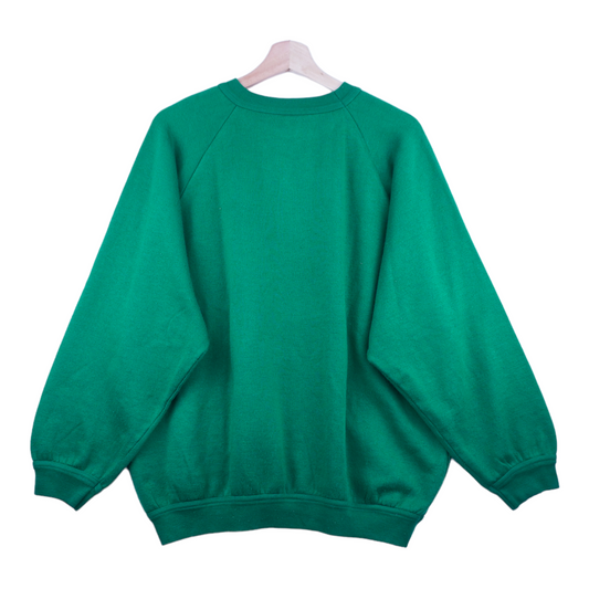 80s Felpa Sport Golf Sweatshirt Green  L