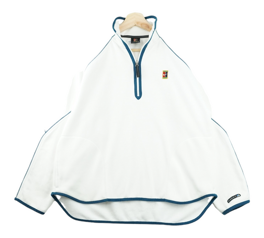 00s Nike Court Sweatshirt White S/M