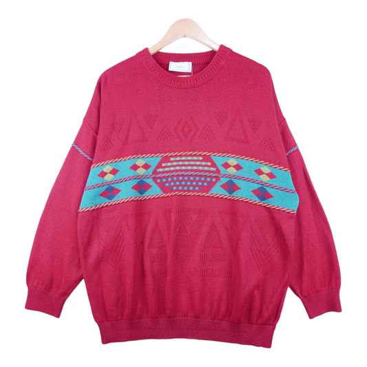 90s Saffo Sweater Red L
