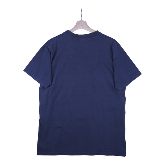 90s Artex Atlanta Braves MLB T-Shirt Navy Blue L