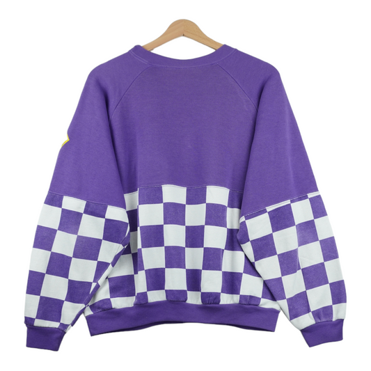 90s AC Fiorentina Football Serie A Sweatshirt Purple  S/M