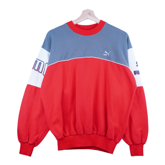 90s Puma Sweatshirt Red  M