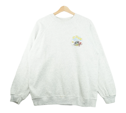 90s Hanes Sweatshirt Grey  L