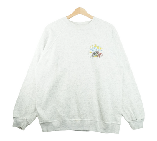 90s Hanes Sweatshirt Grey L