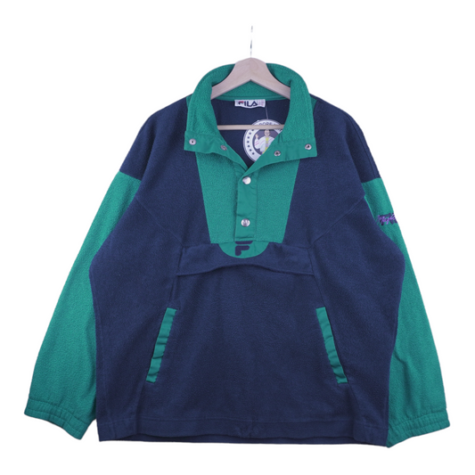 90s Fila Magic Line Fleece Green L