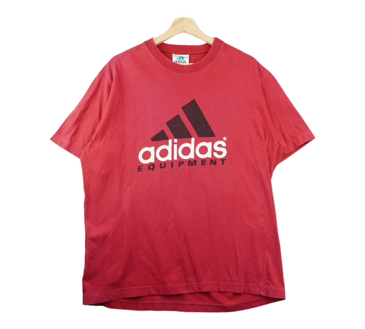 90s Adidas Equipment T-Shirt Red  L