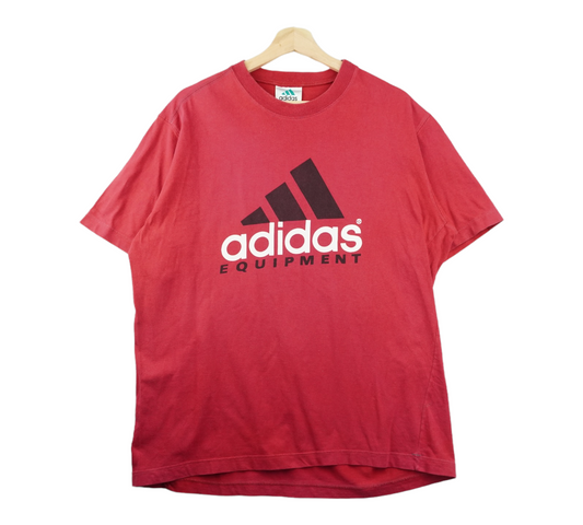 90s Adidas Equipment T-Shirt Red L