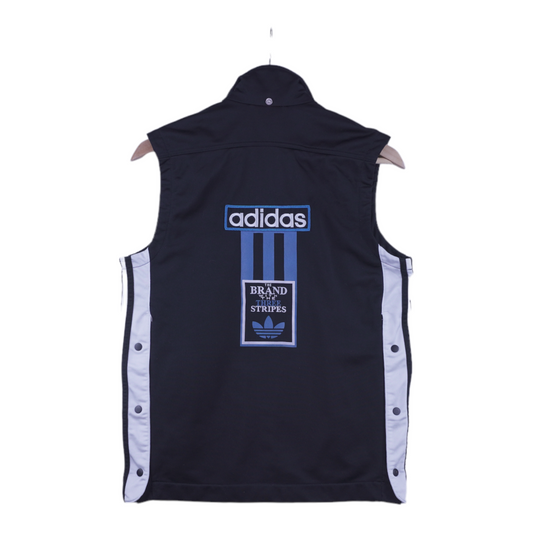 90s Adidas Vest Black Blue S