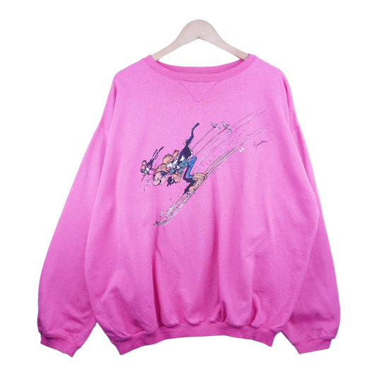 80s Gaston Sweatshirt Pink L