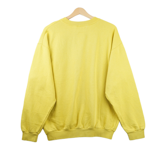 80s United Colors of Benetton Sweatshirt Yellow  M