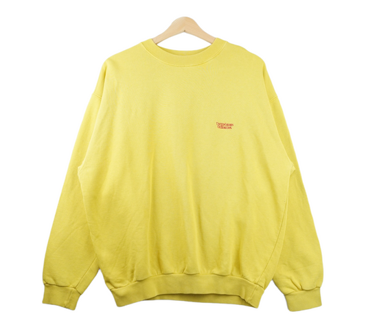 80s United Colors of Benetton Sweatshirt Yellow  M