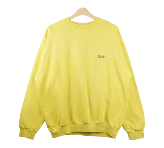 80s United Colors of Benetton Sweatshirt Yellow M