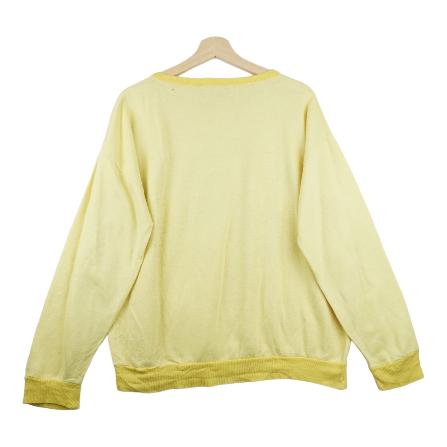 80s Unbranded Sweatshirt Yellow  M