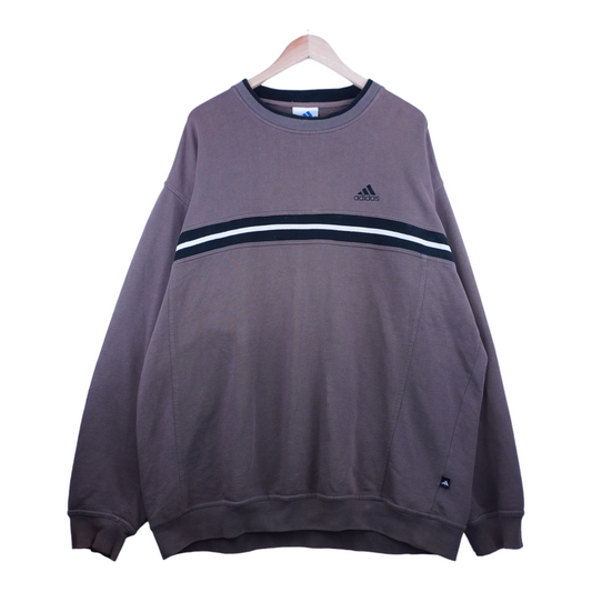 90s Adidas Sweatshirt Brown XL