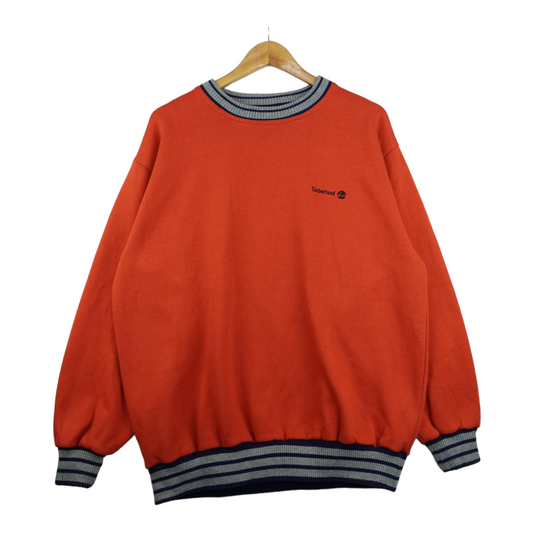 90s Timberland Sweatshirt Orange  L