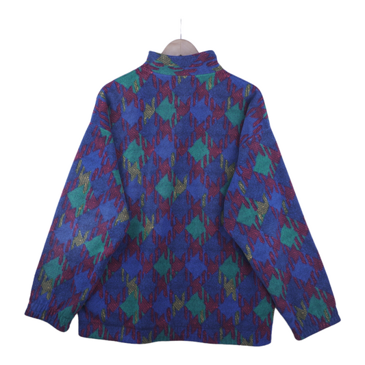 90s Fila Fleece Green Blue L