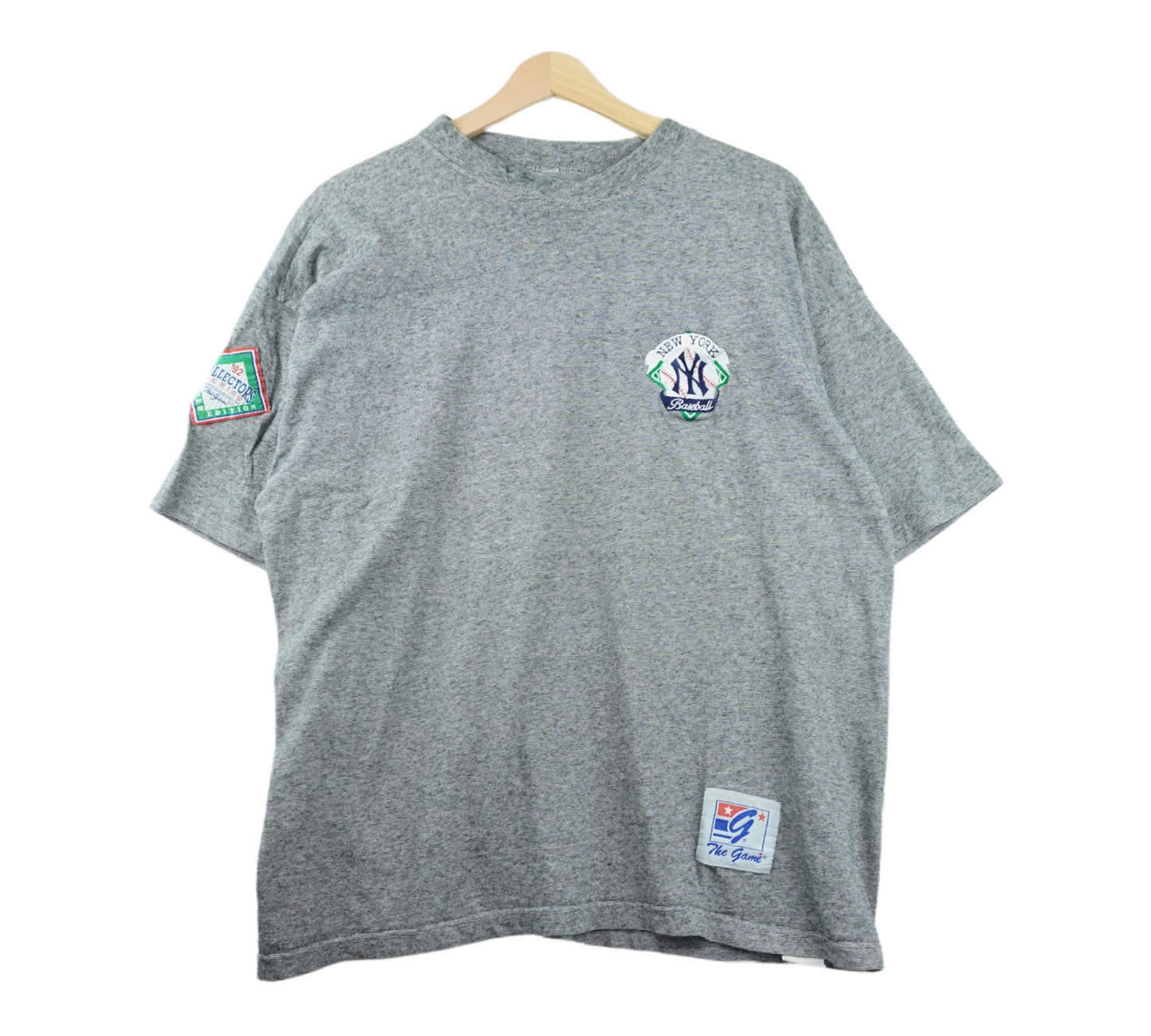 90s The Game New York Yankees MLB T-Shirt Grey  L