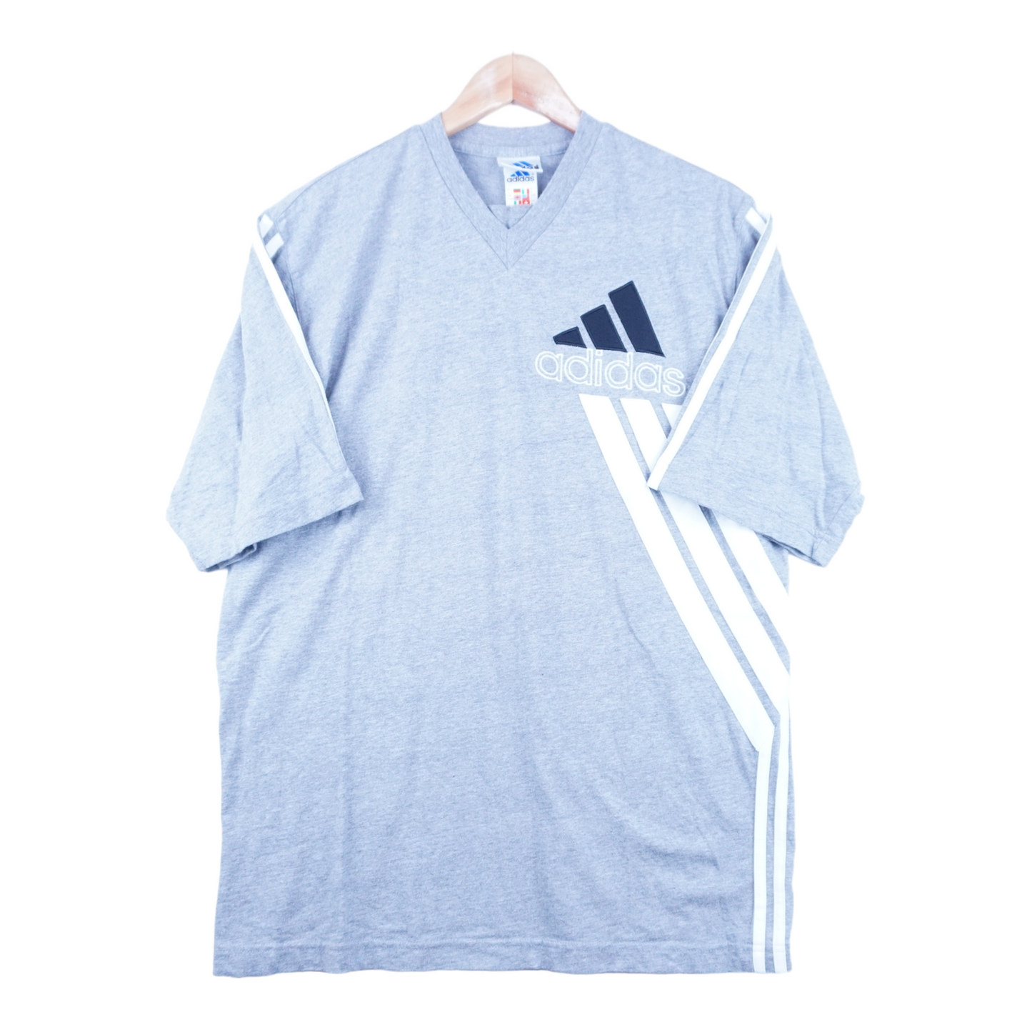 90s Adidas T-Shirt Grey  L