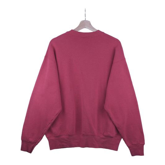 90s Fruit of the Loom Wisconsin Badgers NCAA Sweatshirt Red L