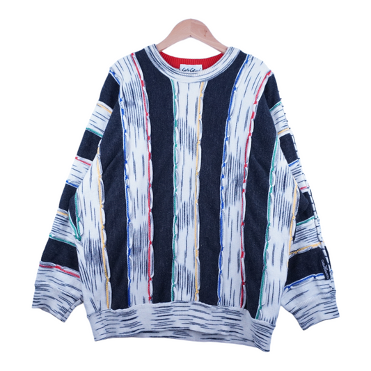 90s Carlo Colucci Sweater Creme  L