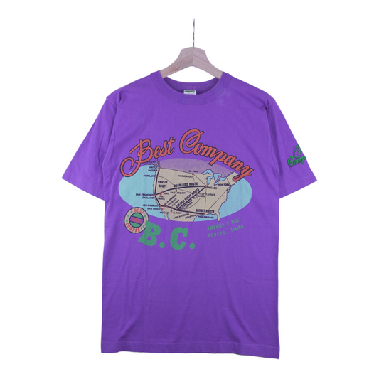 80s Best Company T-Shirt Purple  M