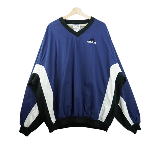 90s Adidas Pullover Navy  XL