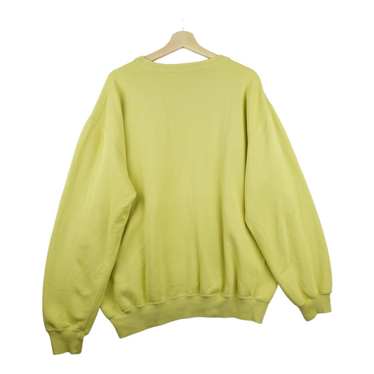 90s Best Company Sweatshirt Yellow L