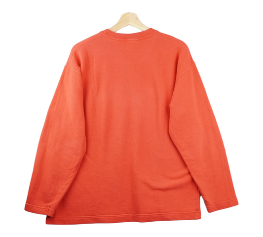 90s Bennetton Sweatshirt Orange S/M