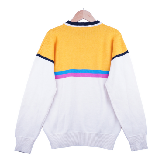 80s Fila Sweater Yellow  S/M