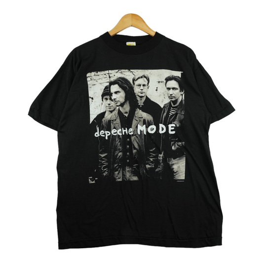 90s Depeche Mode Band T-Shirt Black  L