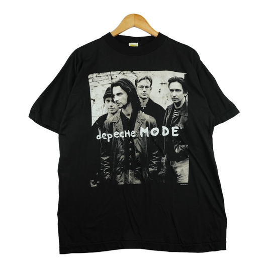 90s Depeche Mode Band T-Shirt Black L