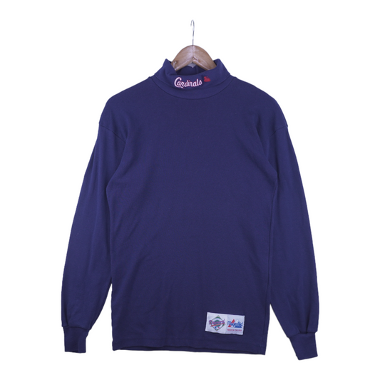 90s Majestic ST. Louis Cardinals ML B Sweatshirt Navy Blue M