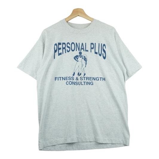 90s Fitness Personal Plus T-Shirt Grey L