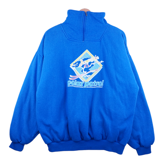 90s Rodeo Ski Sweatshirt Blue M