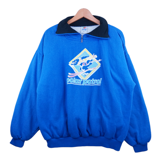 90s Rodeo Ski Sweatshirt Blue  M