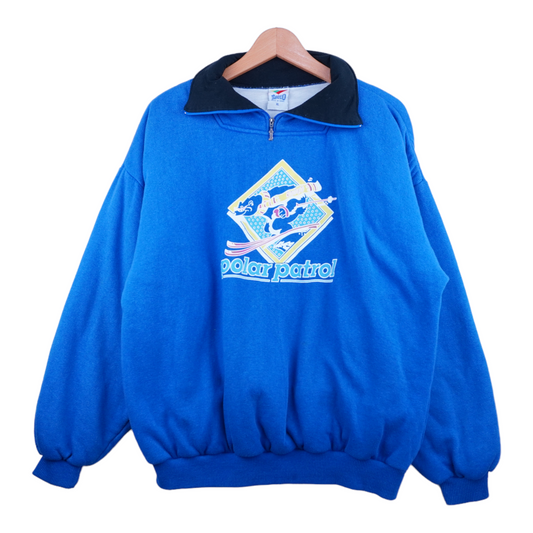 90s Rodeo Ski Sweatshirt Blue M