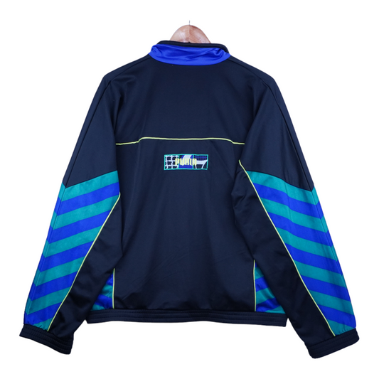 90s Puma Circuit Trackjacket Black Blue M