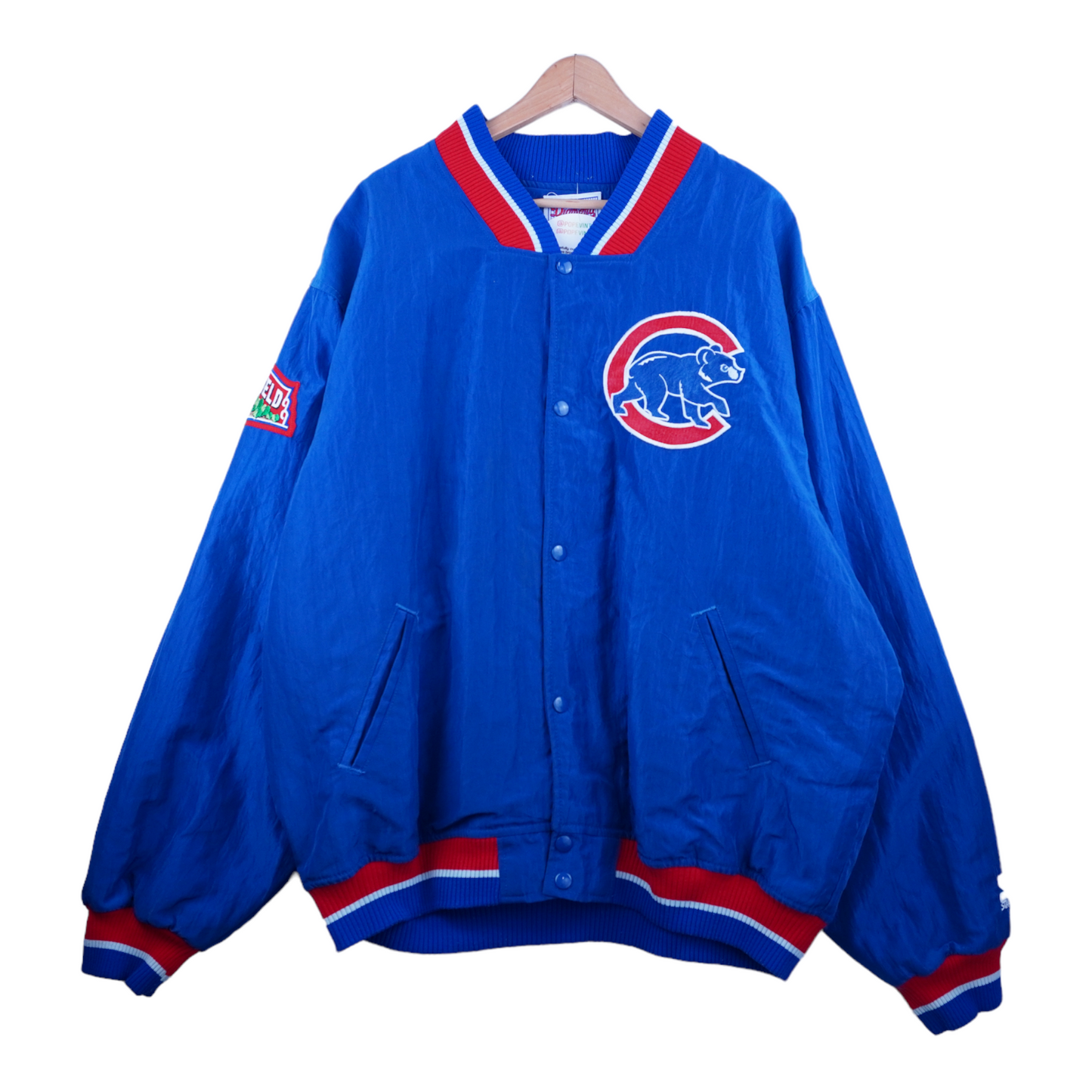 90s Starter Chicago Cubs MLB Jacket Blue  L