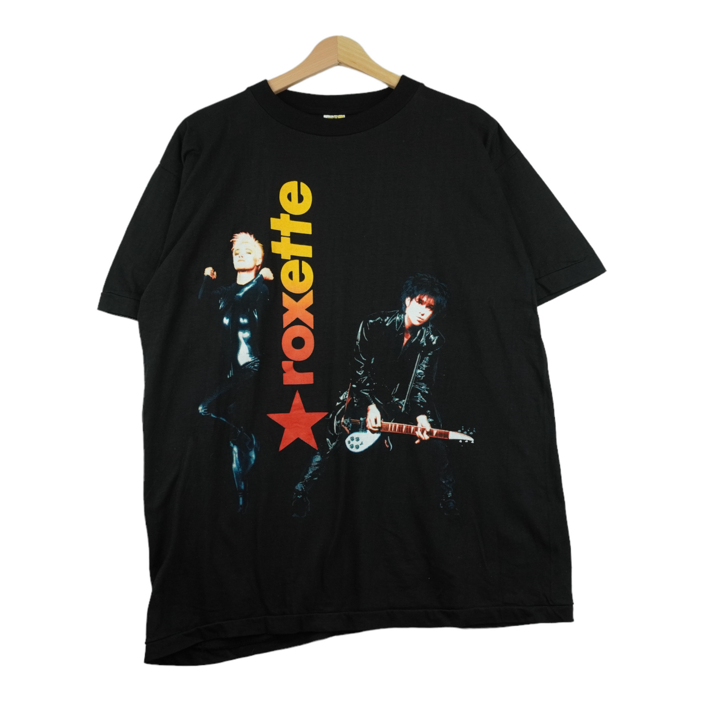 90s Roxette Band T-Shirt Black L – PopeVintage