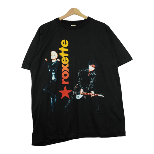 90s Roxette Band T-Shirt Black  L